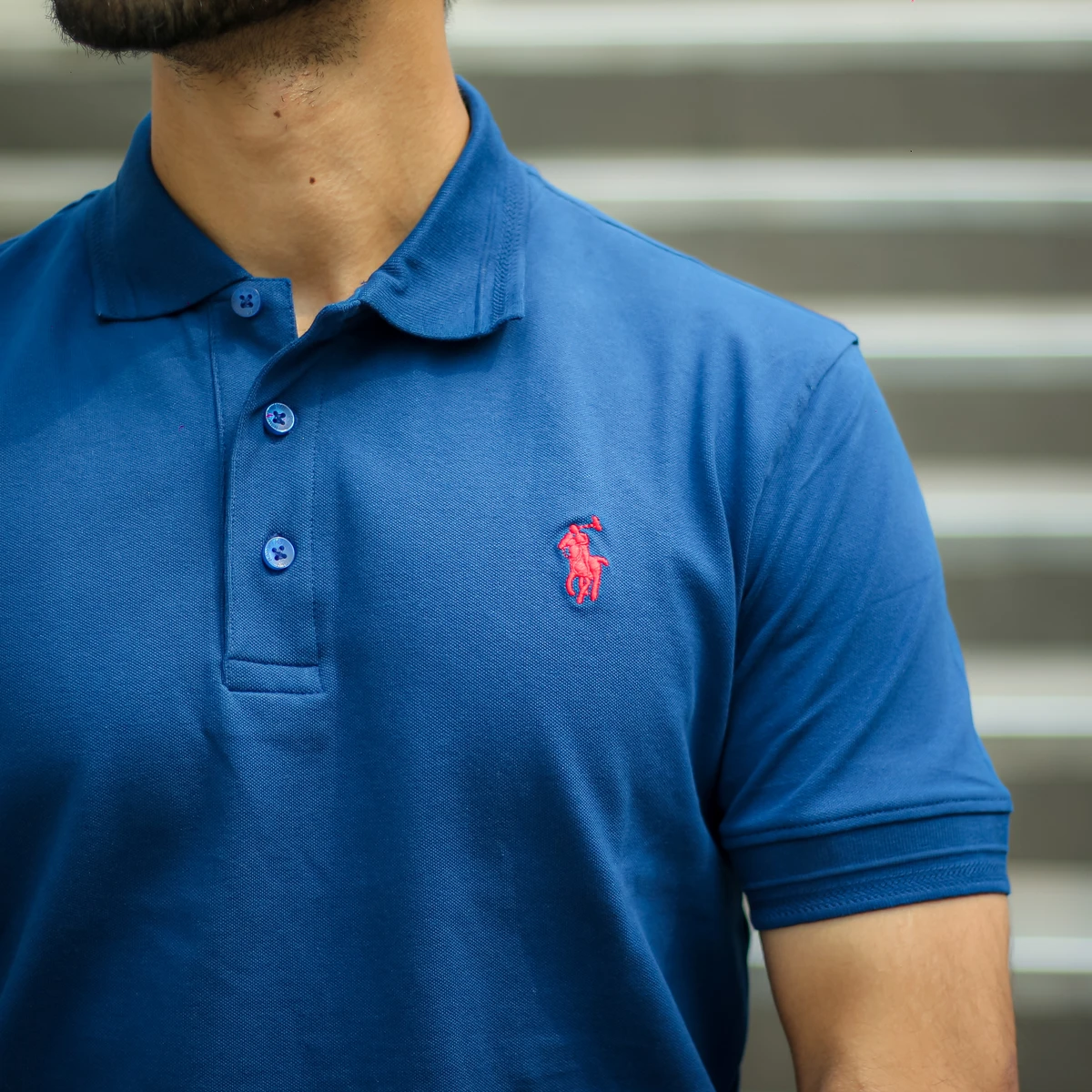 RL Premium Polo- Blue